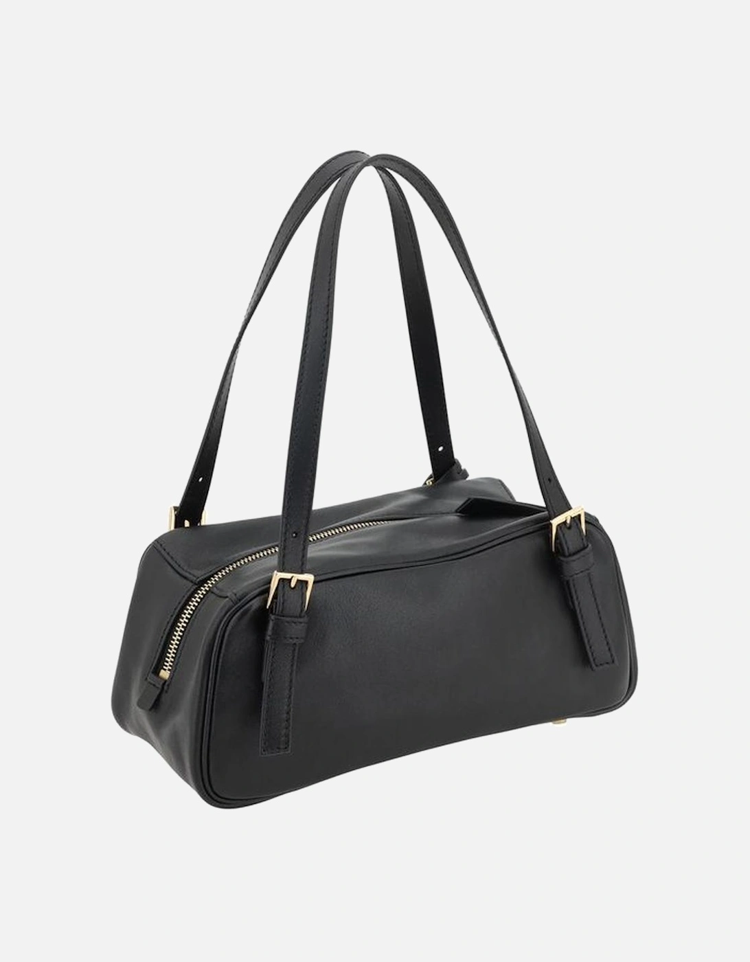 Lambskin Shoulder Bag with Medusa Charm Women - Black