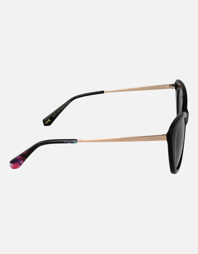 Cat Eye Acetate Full-Rim Sunglasses Women - Black
