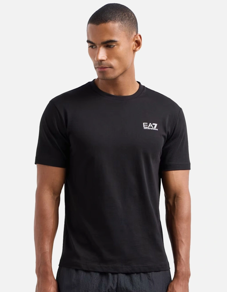 Emporio Armani Pima Cotton Identity T-Shirt Black