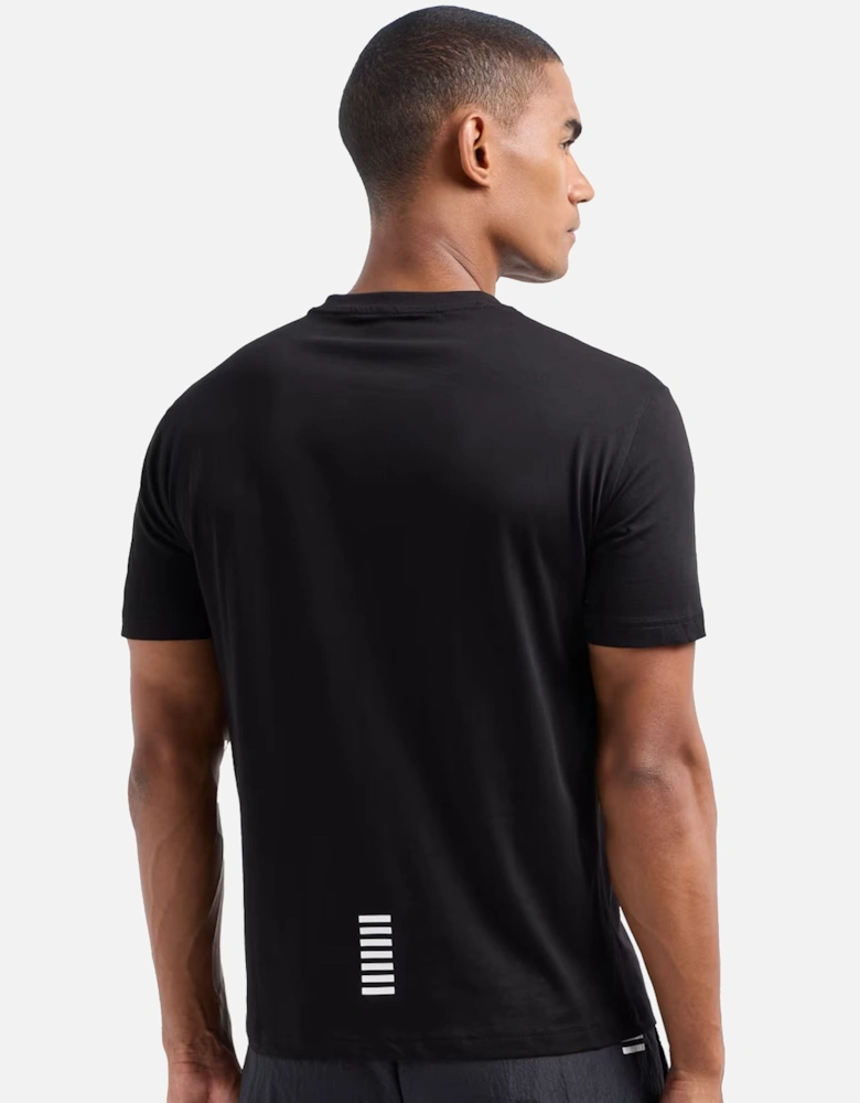 Emporio Armani Pima Cotton Identity T-Shirt Black