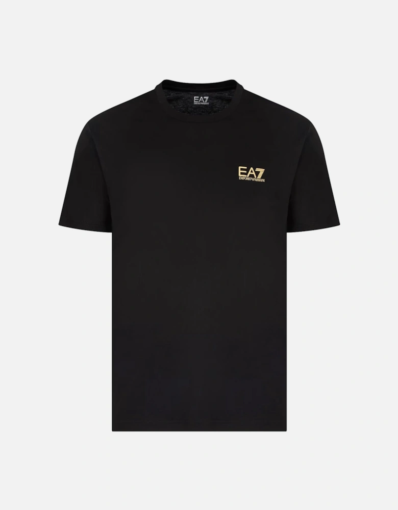 Emporio Armani Pima Cotton Identity T-Shirt Black/Gold