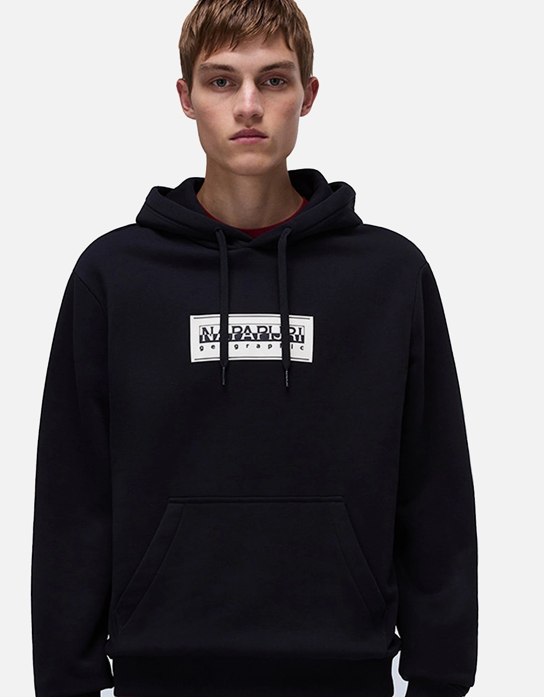 B Box Logo Hoodie Black