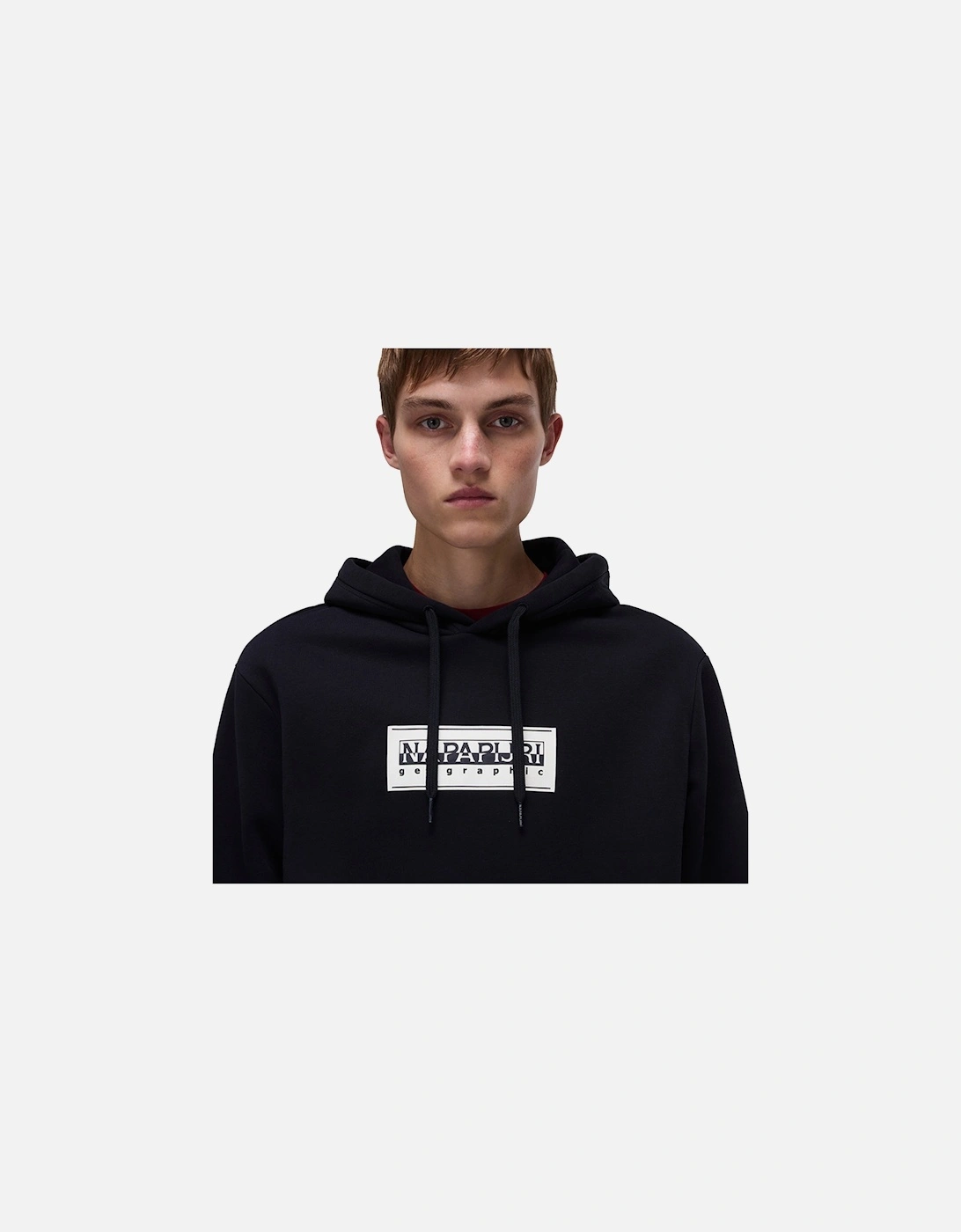 B Box Logo Hoodie Black