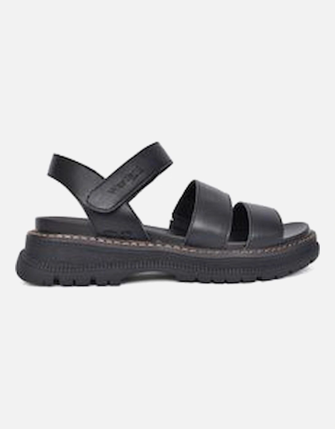 769528 in black ladies sandal