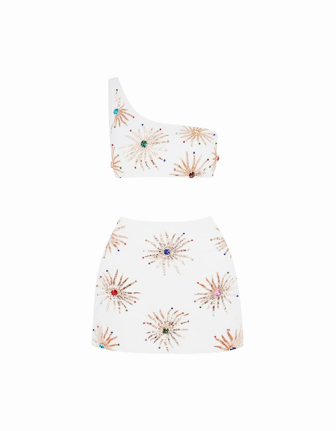 Callie Co-ord Top White, 3 of 2
