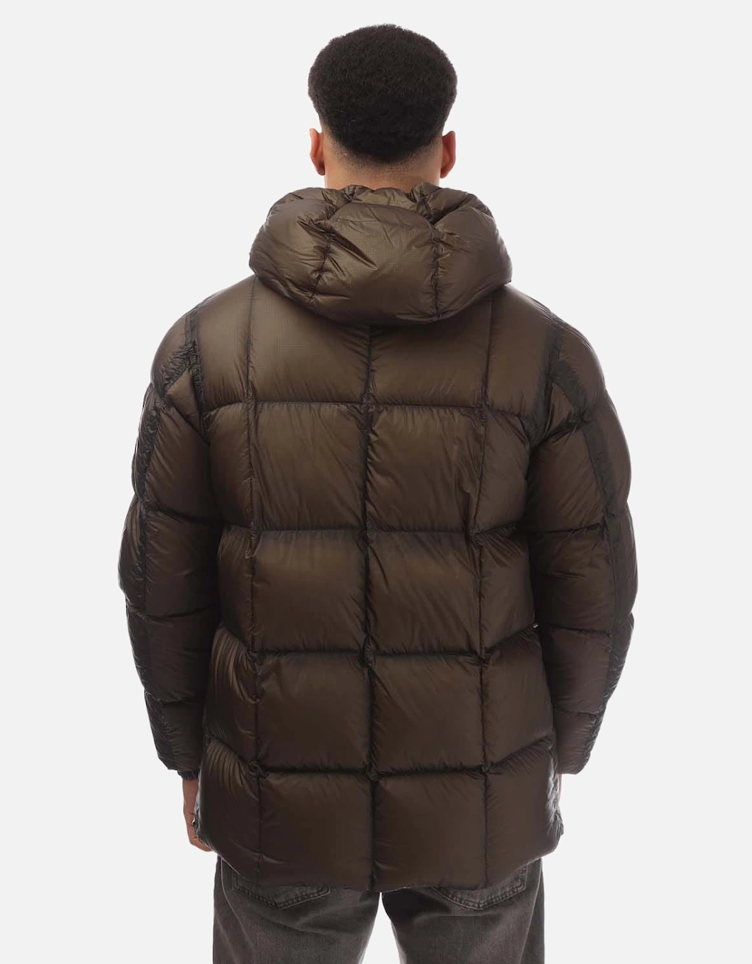 D.D. Shell Hooded Long Down Jacket