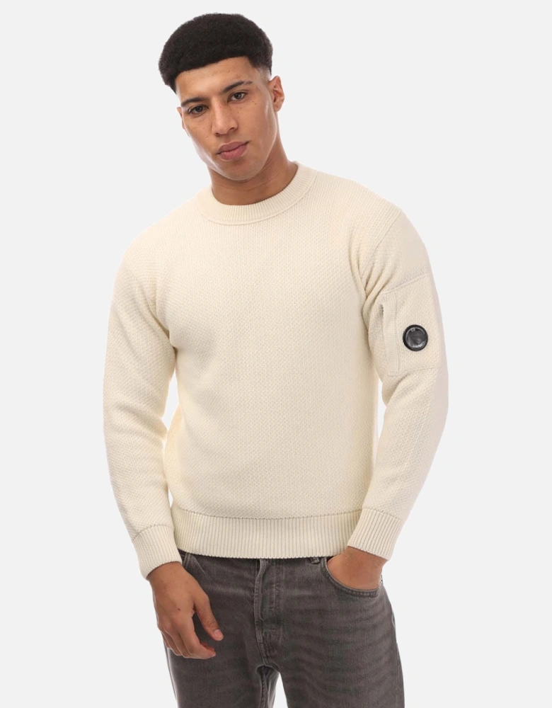 Re-Wool Lens Crewneck Sweater