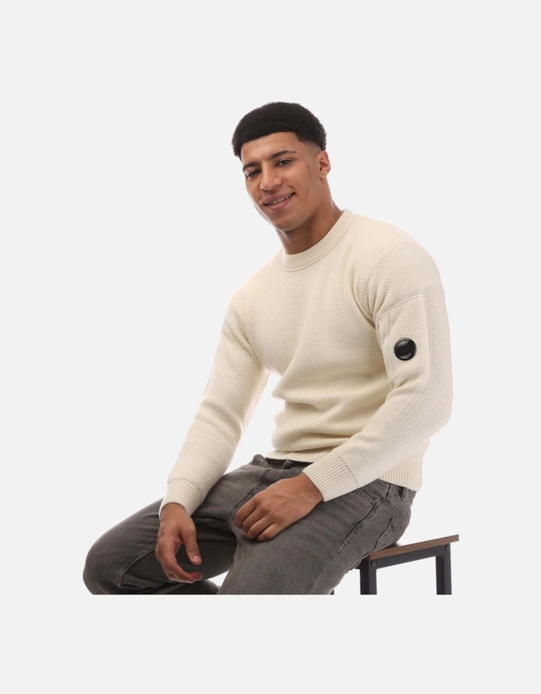 Re-Wool Lens Crewneck Sweater