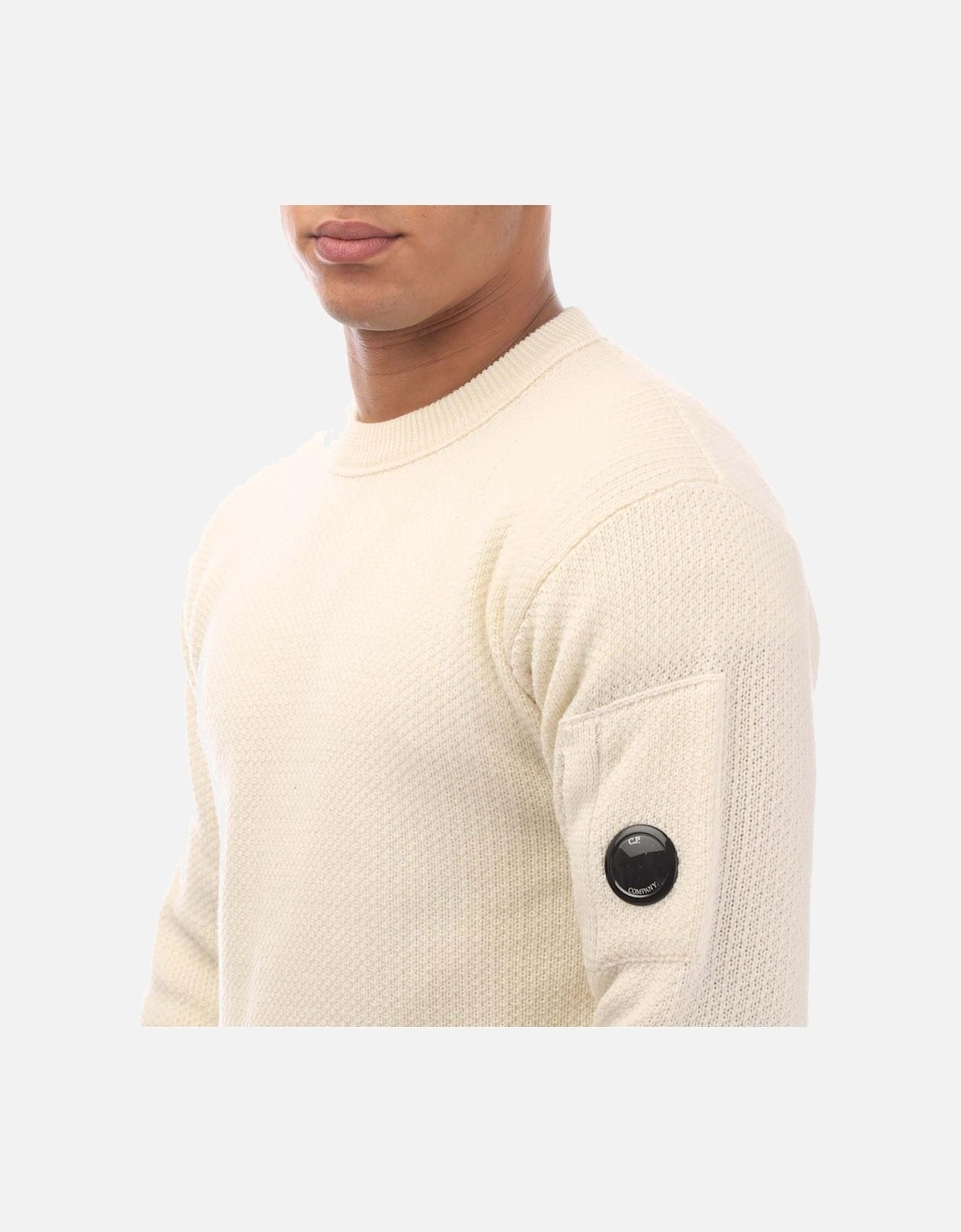 Re-Wool Lens Crewneck Sweater