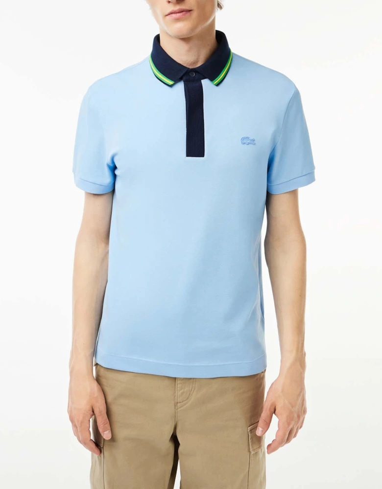 Smart Paris Regular Fit Contrast Neck Polo Shirt