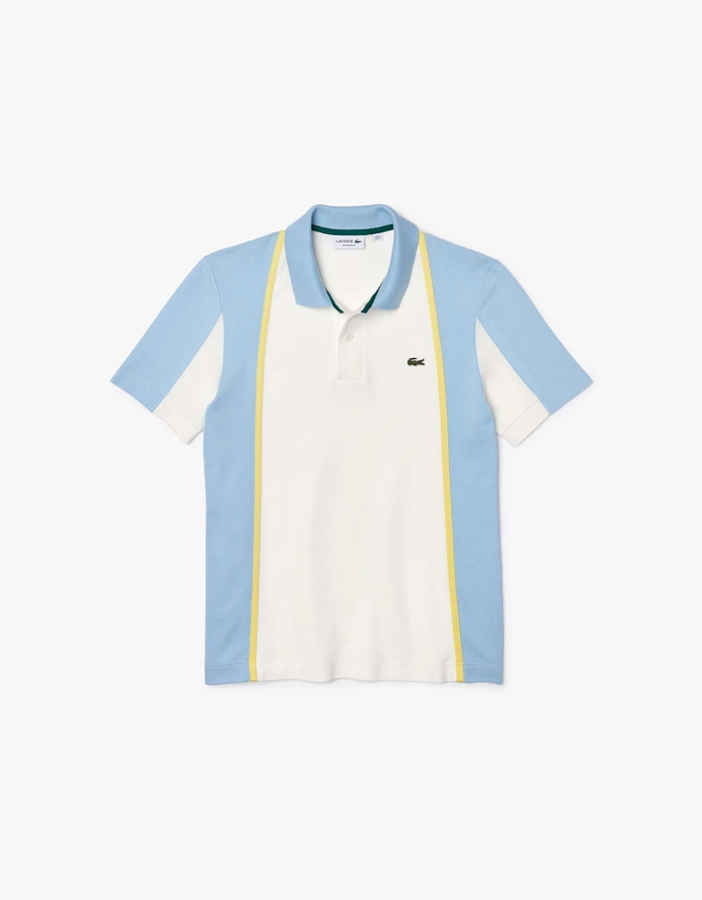 Heritage Regular Fit Colourblock Piqué Polo Shirt