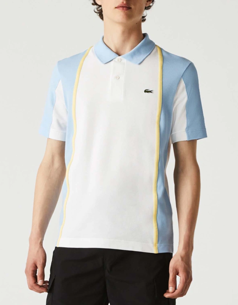 Heritage Regular Fit Colourblock Piqué Polo Shirt