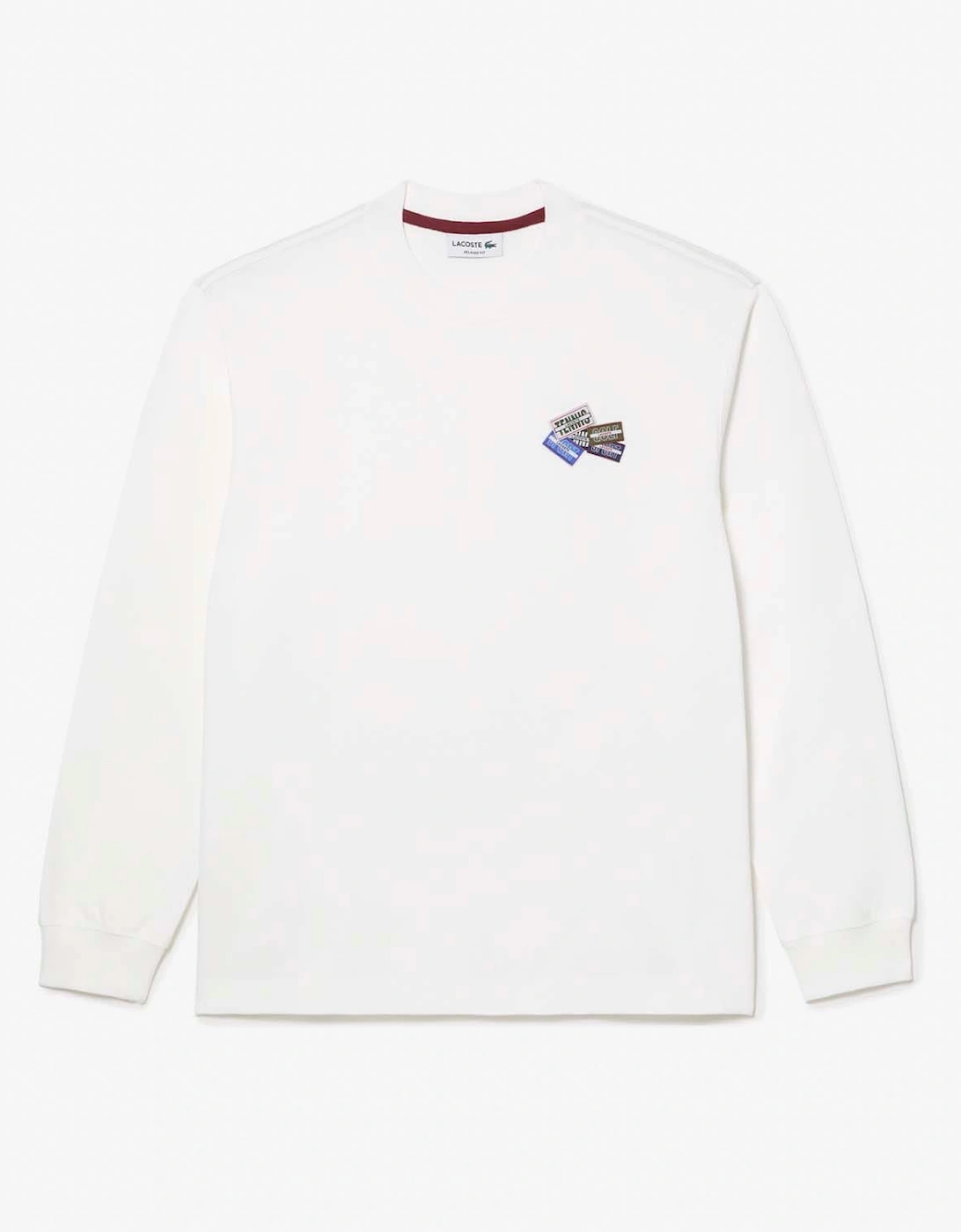 Long Sleeve Cotton Mutli Badge T-Shirt