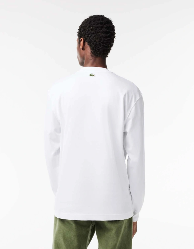 Long Sleeve Cotton Mutli Badge T-Shirt