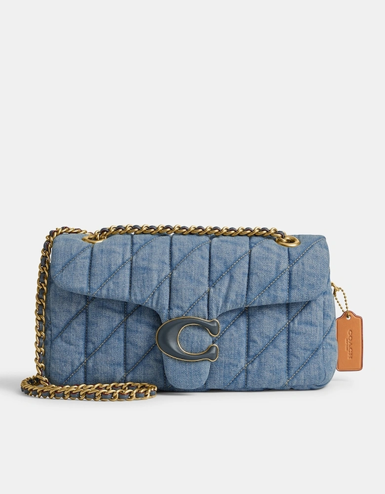 Tabby 26 Quilted Denim Shoulder Bag