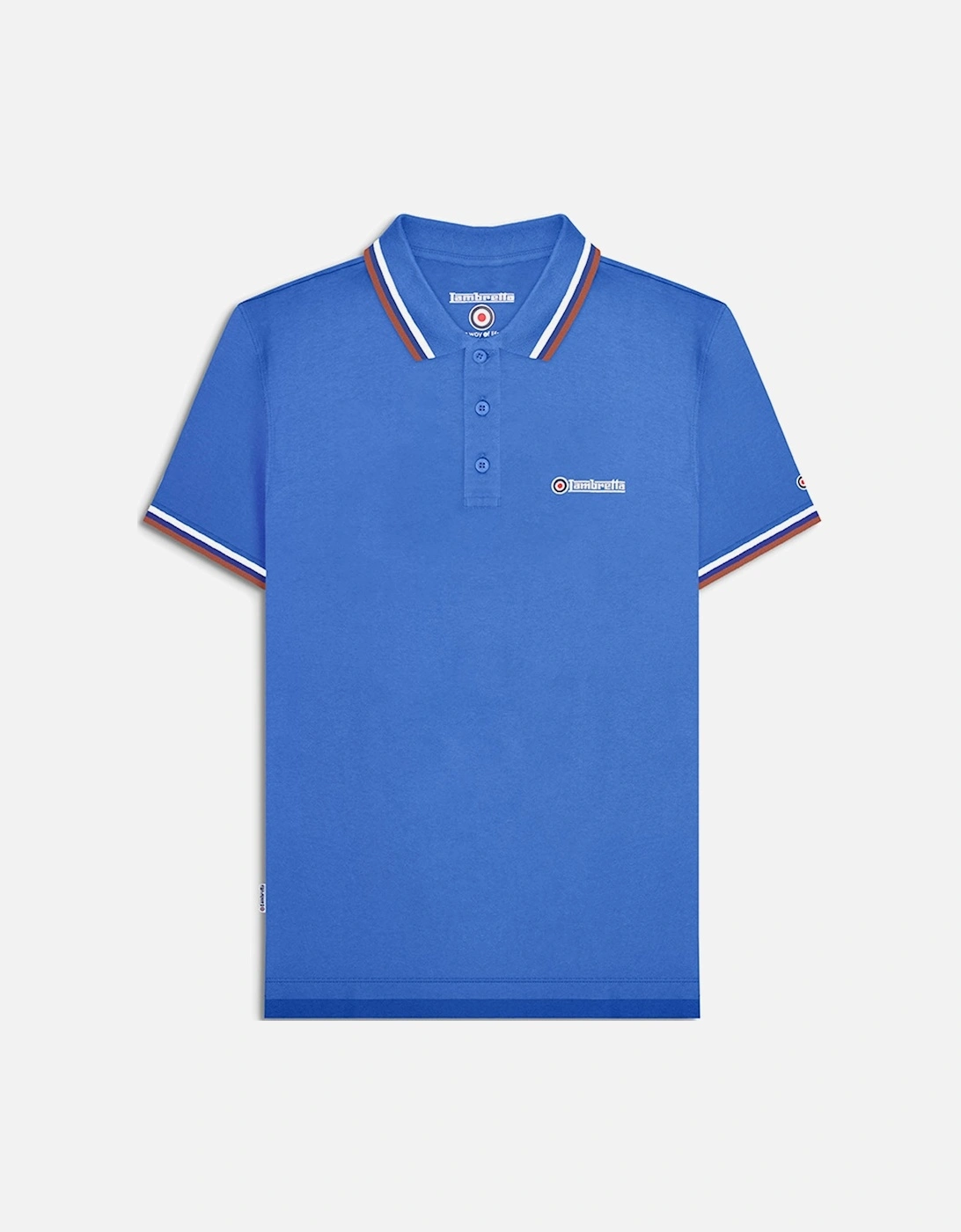 Lambretta Mens Triple Tipped Polo Shirt