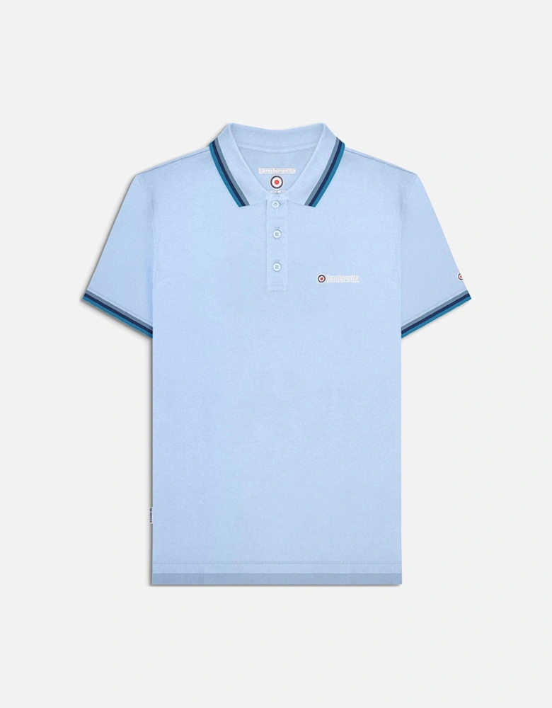 Lambretta Mens Triple Tipped Polo Shirt