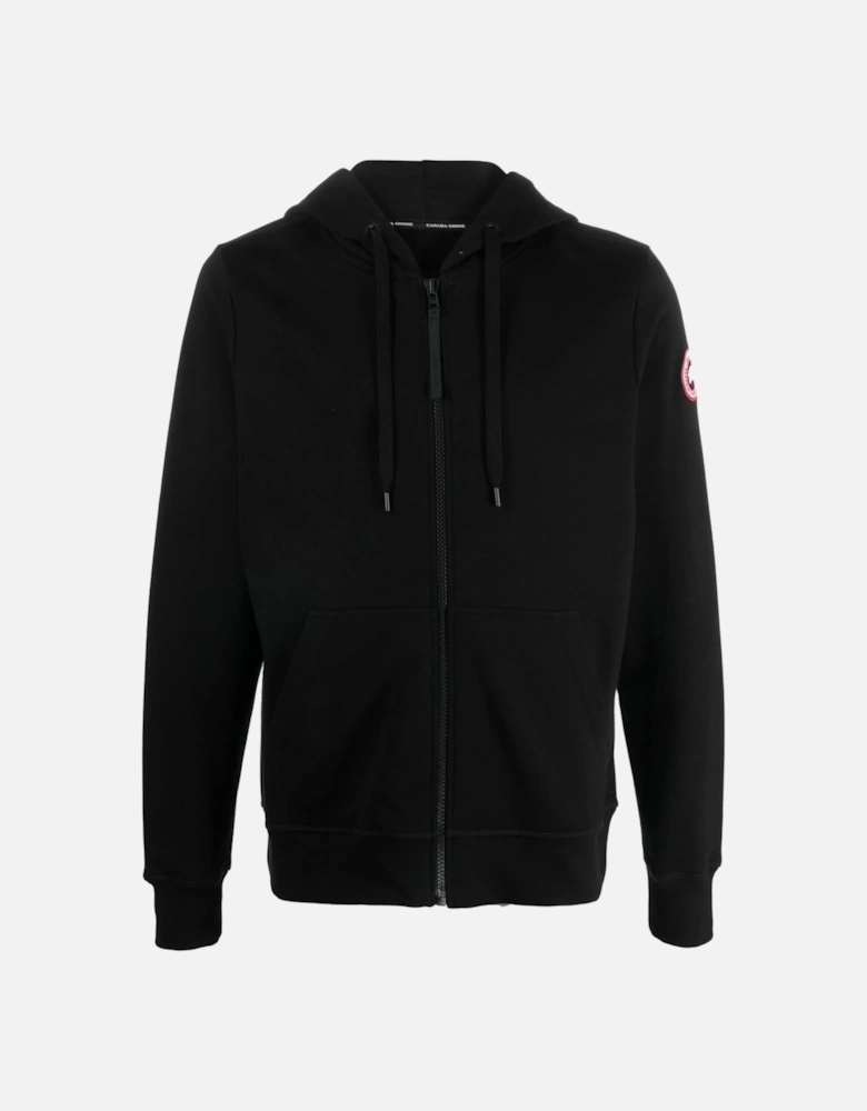 Huron Full Zip Hooded Top Black