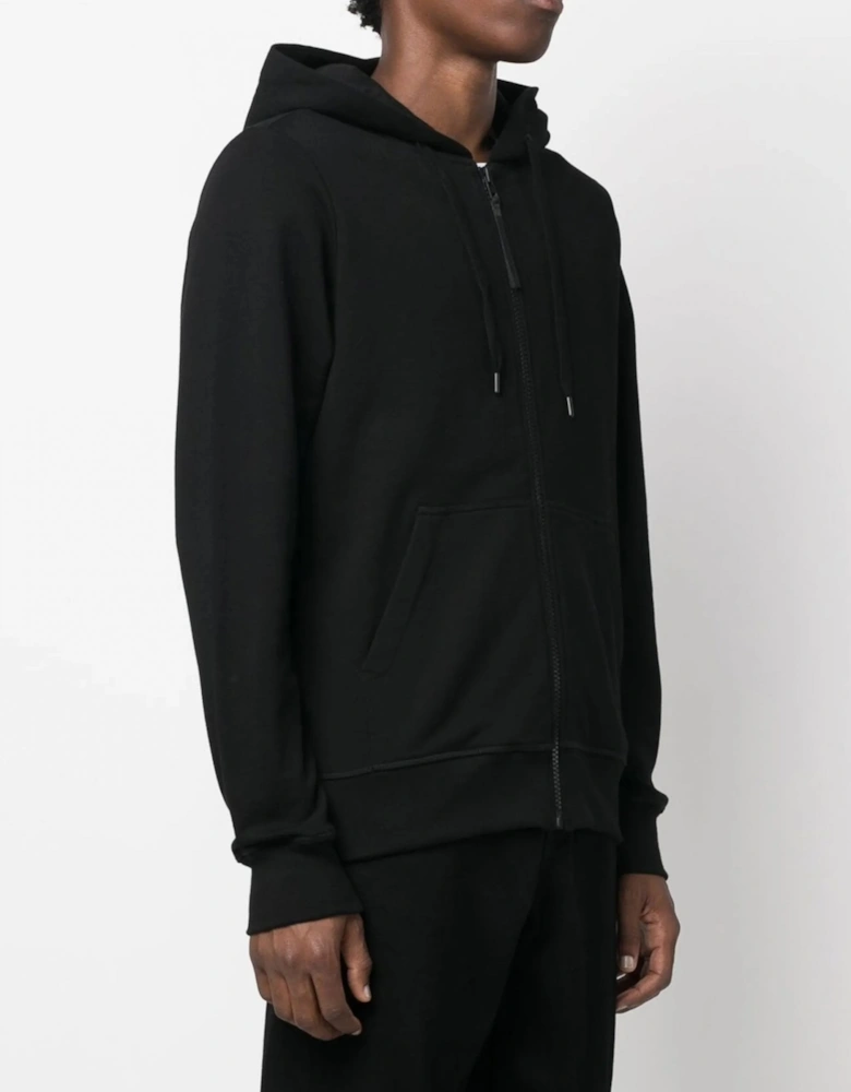 Huron Full Zip Hooded Top Black