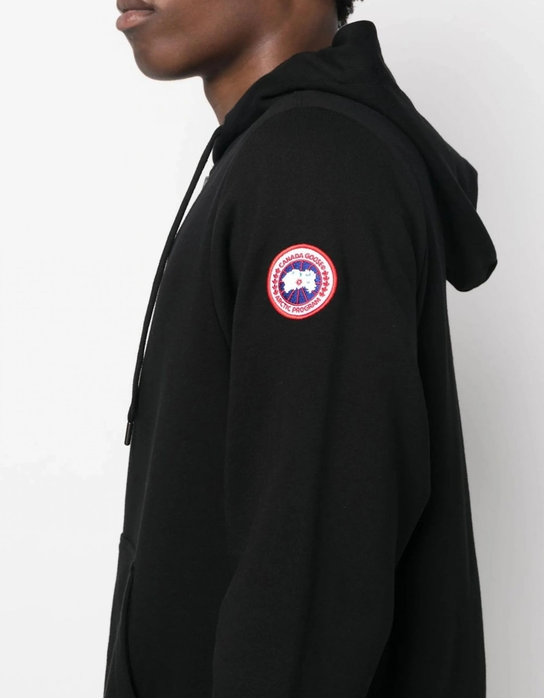 Huron Full Zip Hooded Top Black