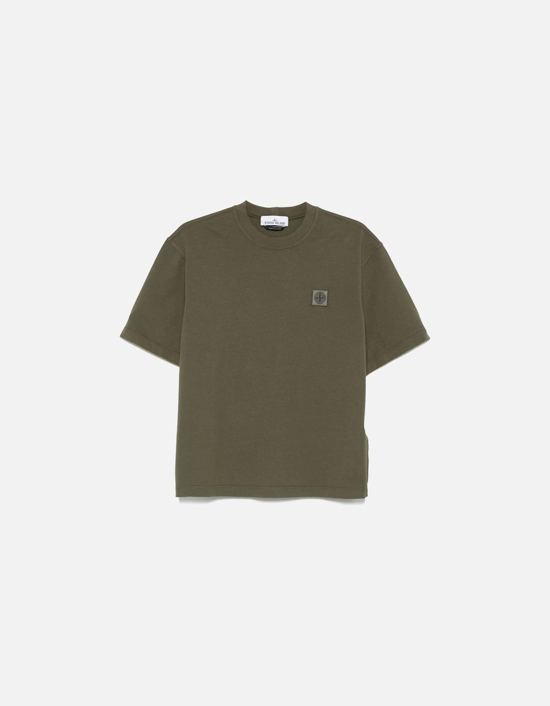 210034 Compass Patch Cotton T-shirt Khaki, 5 of 4