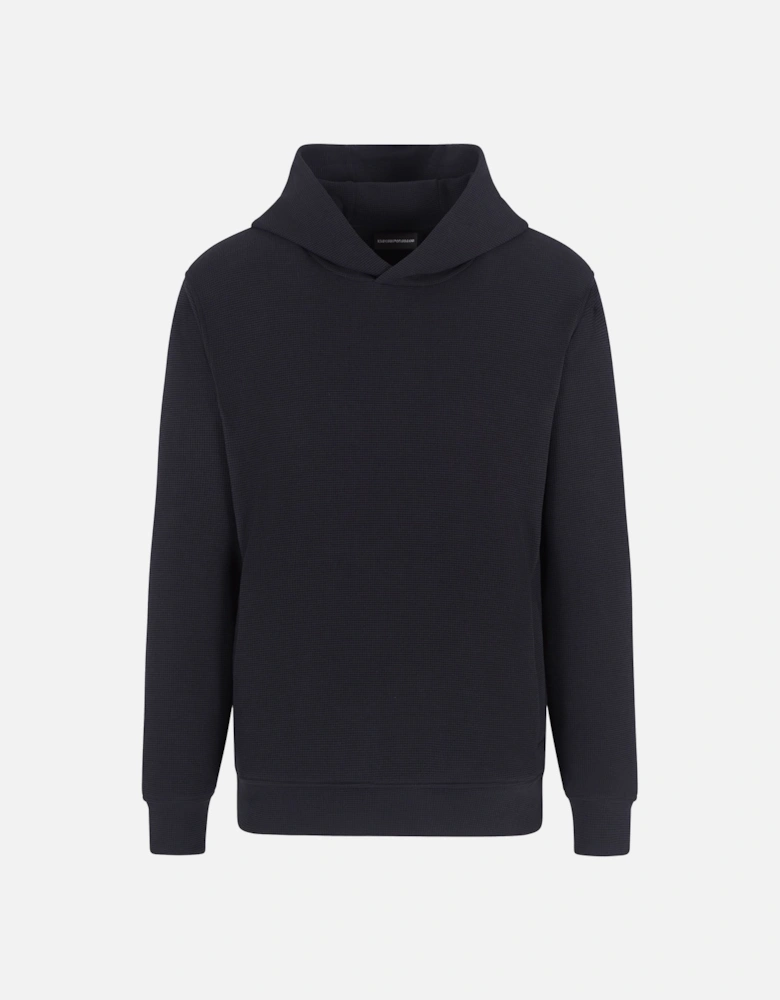 Branded Hooded Top Navy