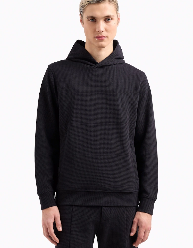 Branded Hooded Top Navy