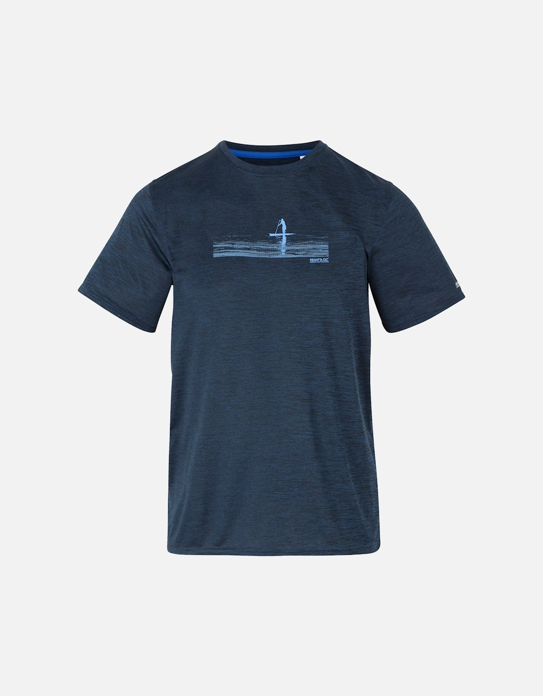 Mens Fingal IX Paddle Board Marl T-Shirt, 5 of 4