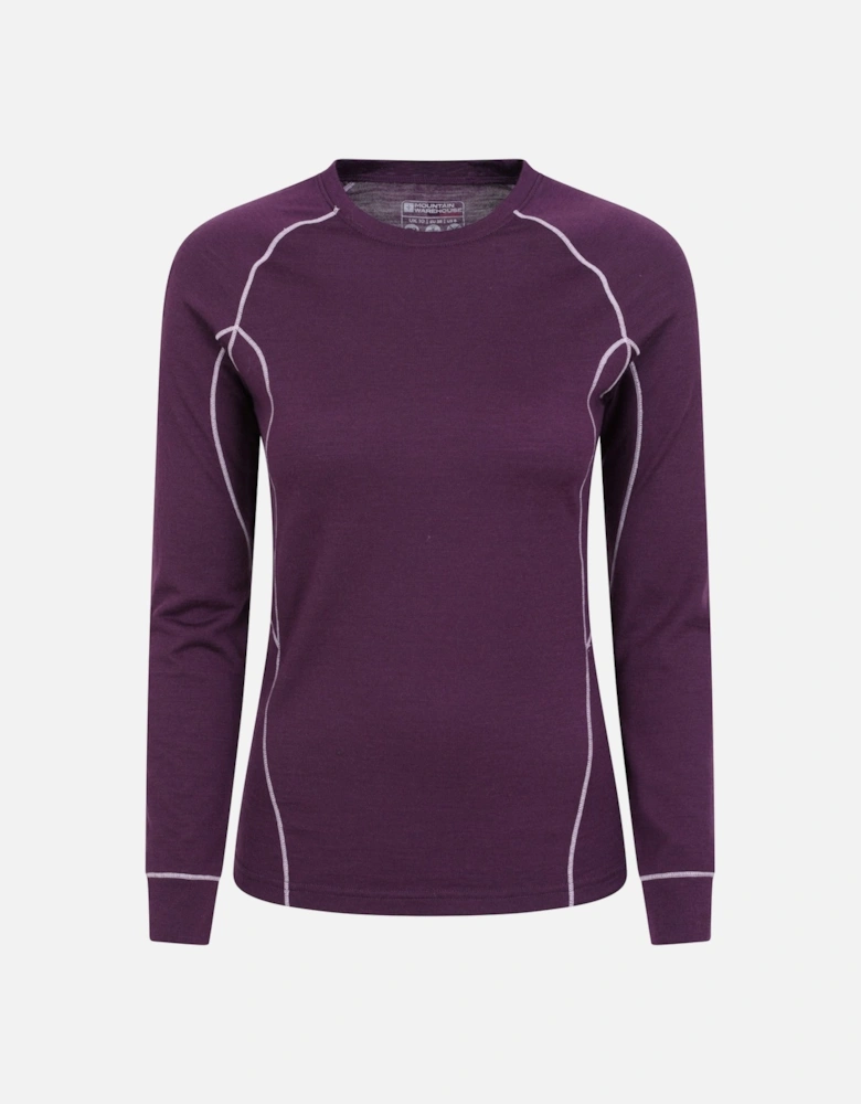 Womens/Ladies Asgard Merino Wool Long-Sleeved Thermal Top