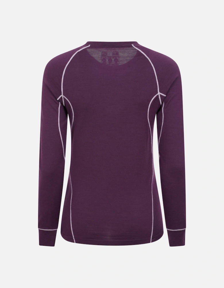 Womens/Ladies Asgard Merino Wool Long-Sleeved Thermal Top