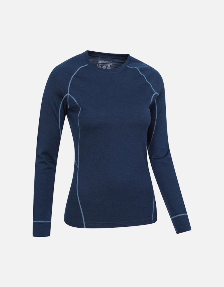 Womens/Ladies Asgard Merino Wool Long-Sleeved Thermal Top