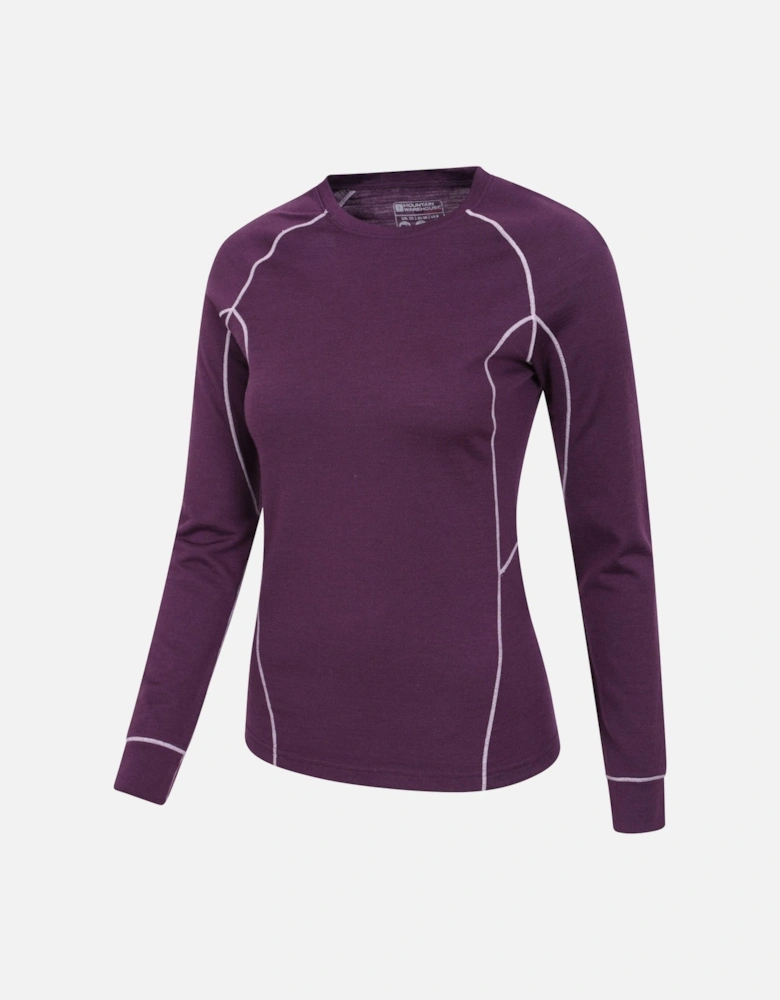 Womens/Ladies Asgard Merino Wool Long-Sleeved Thermal Top