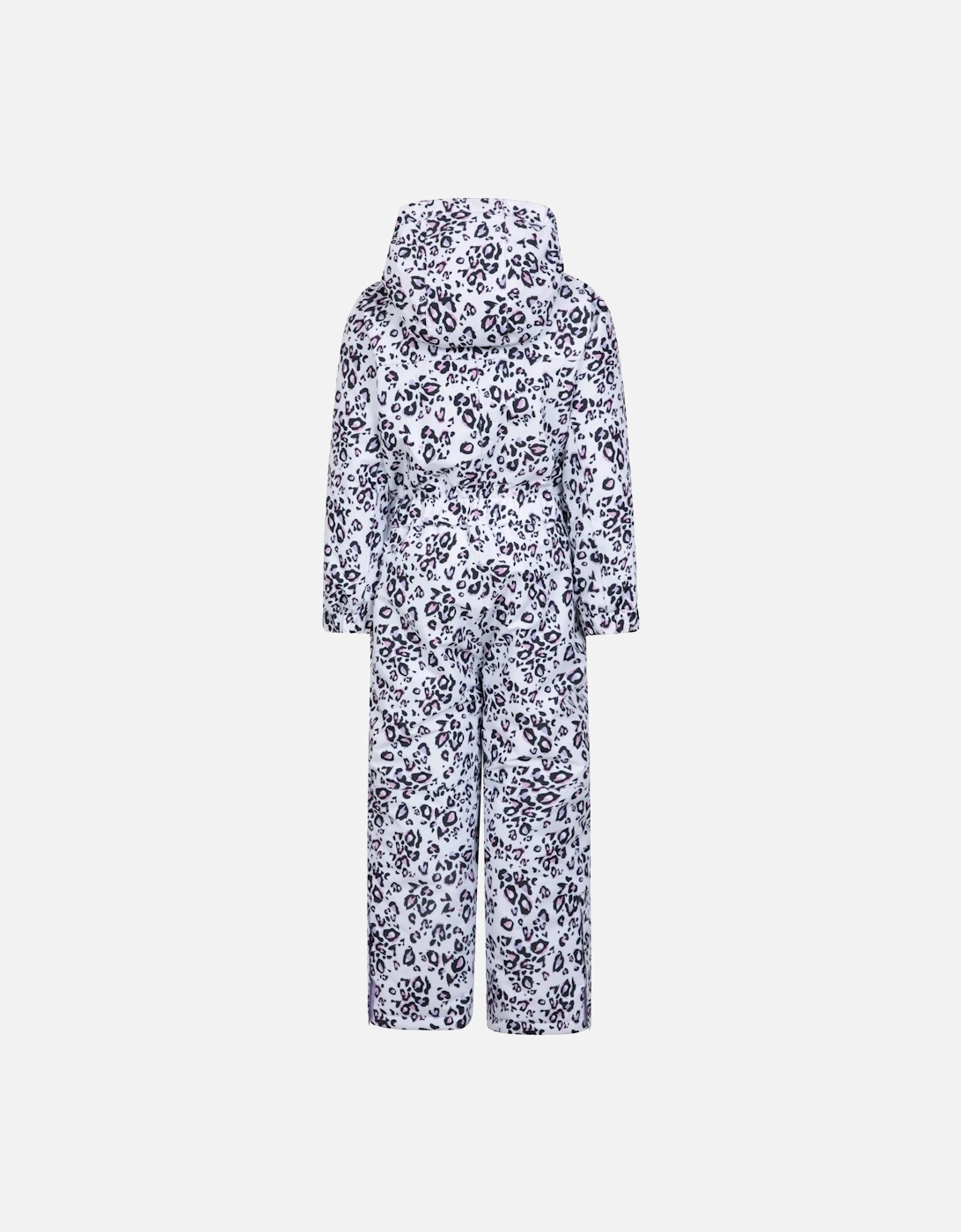 Childrens/Kids Cloud Leopard Print Snowsuit