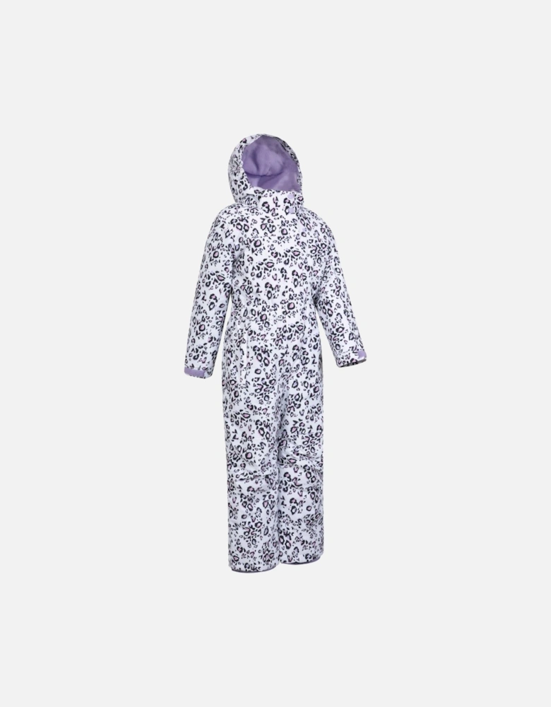 Childrens/Kids Cloud Leopard Print Snowsuit