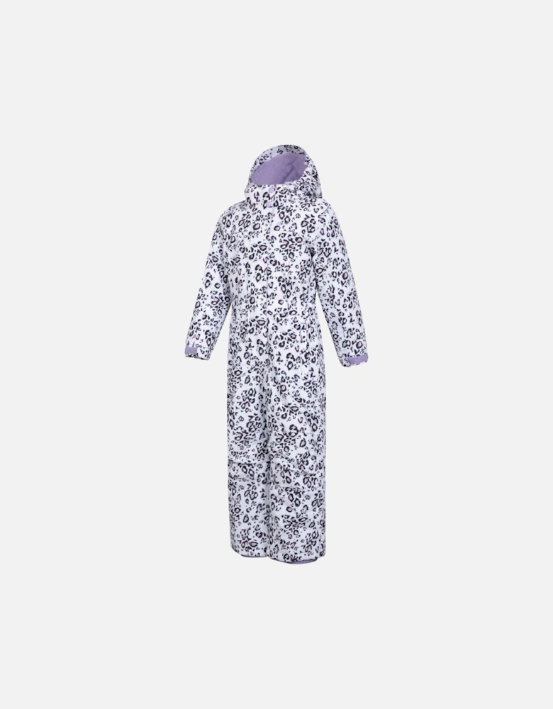 Childrens/Kids Cloud Leopard Print Snowsuit