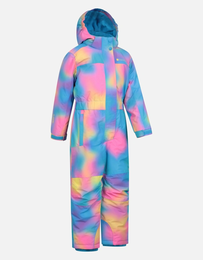 Childrens/Kids Cloud Print Waterproof Snowsuit