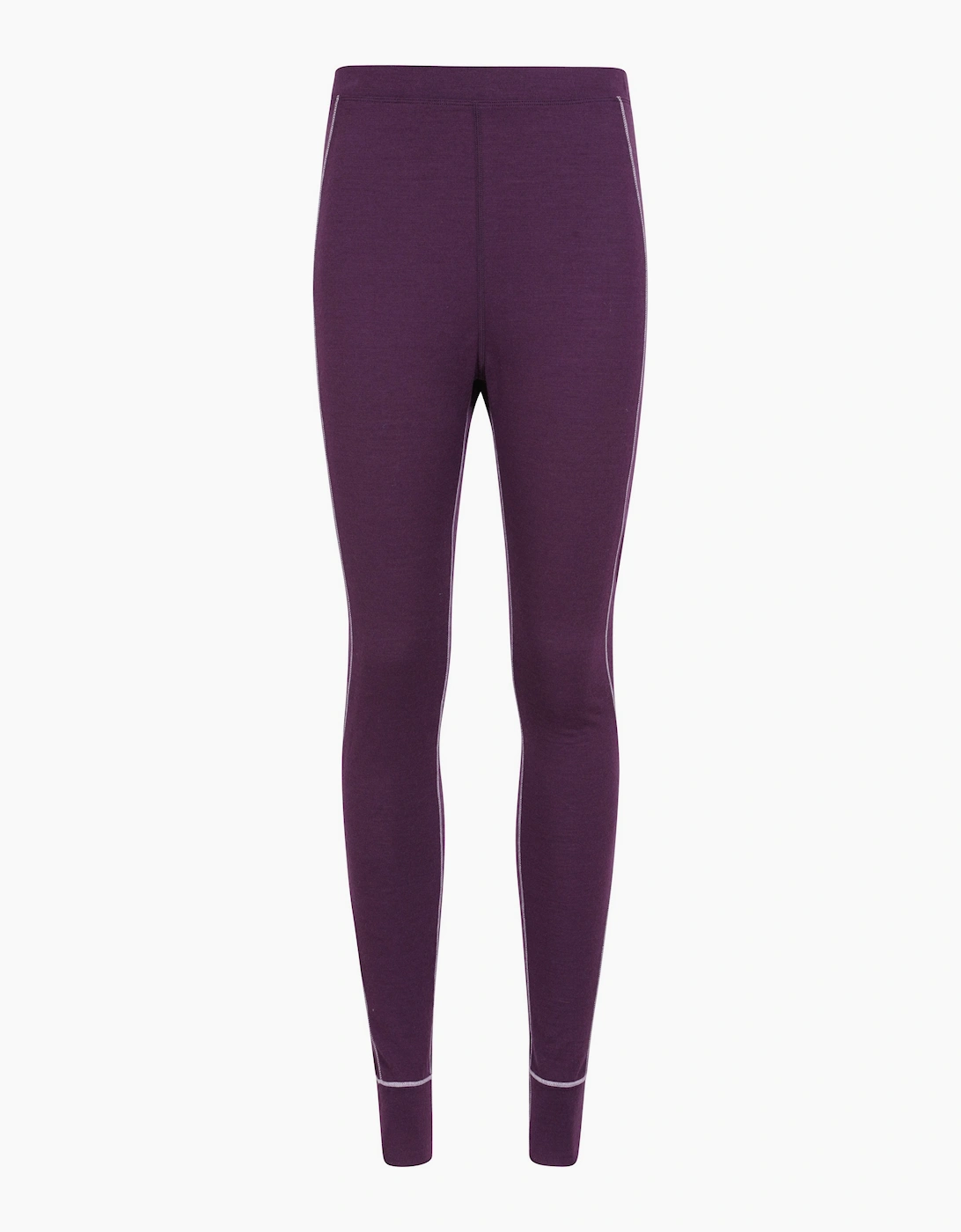 Mountain Warehouse Women's Purple / Asgard Merino Wool Thermal Base Layer Leggings - Size: 12