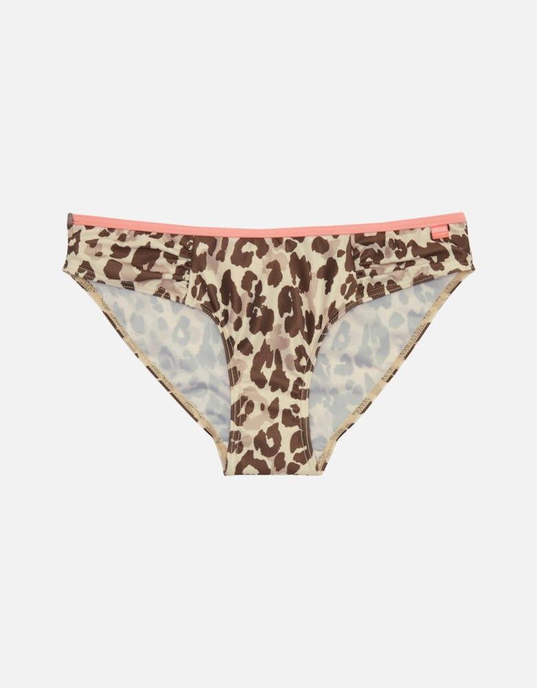 Womens/Ladies Aceana Leopard Print Bikini Bottoms