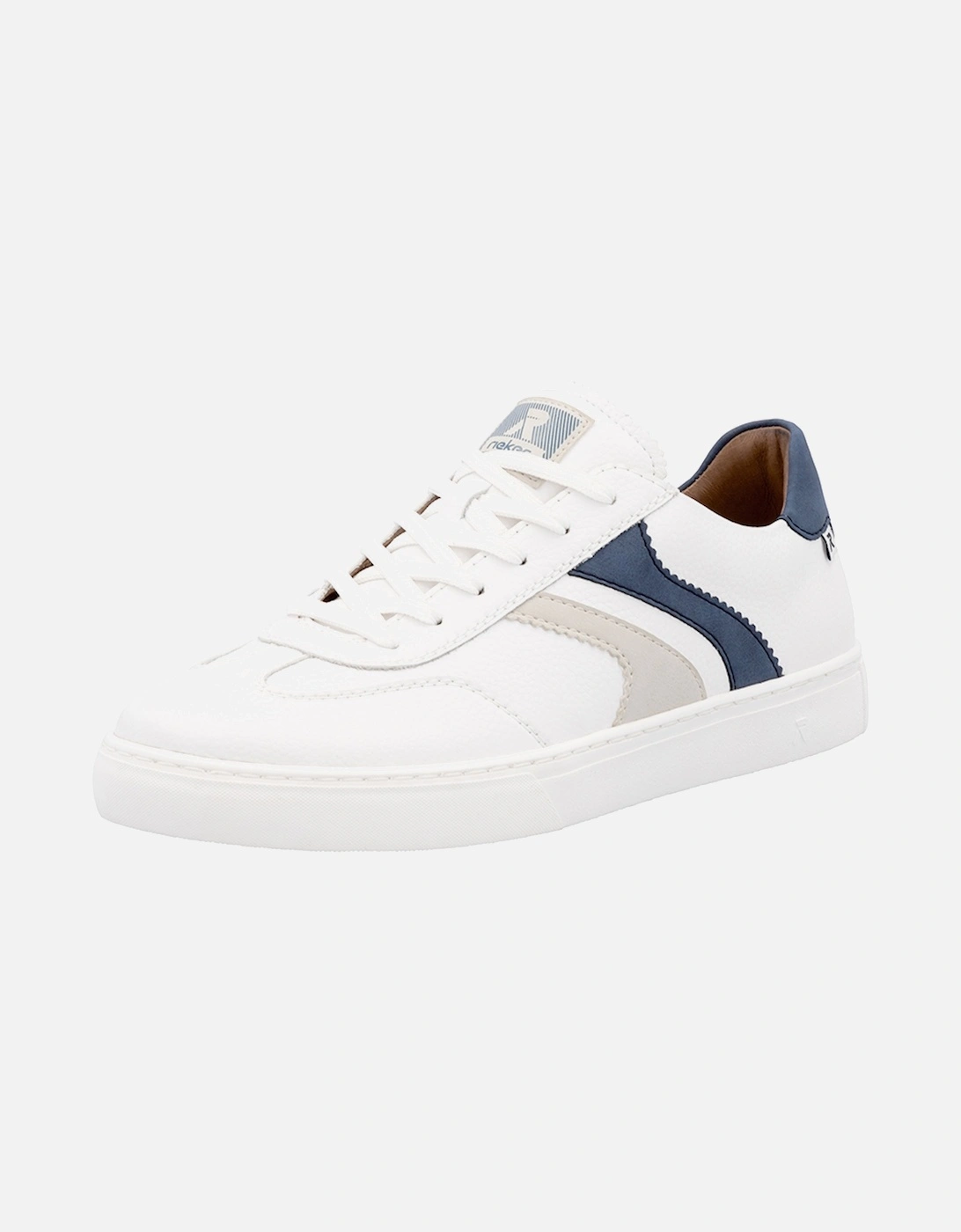 Rieker Men's White U0708-80 Trainer Multi - : 7 Eu Size 41