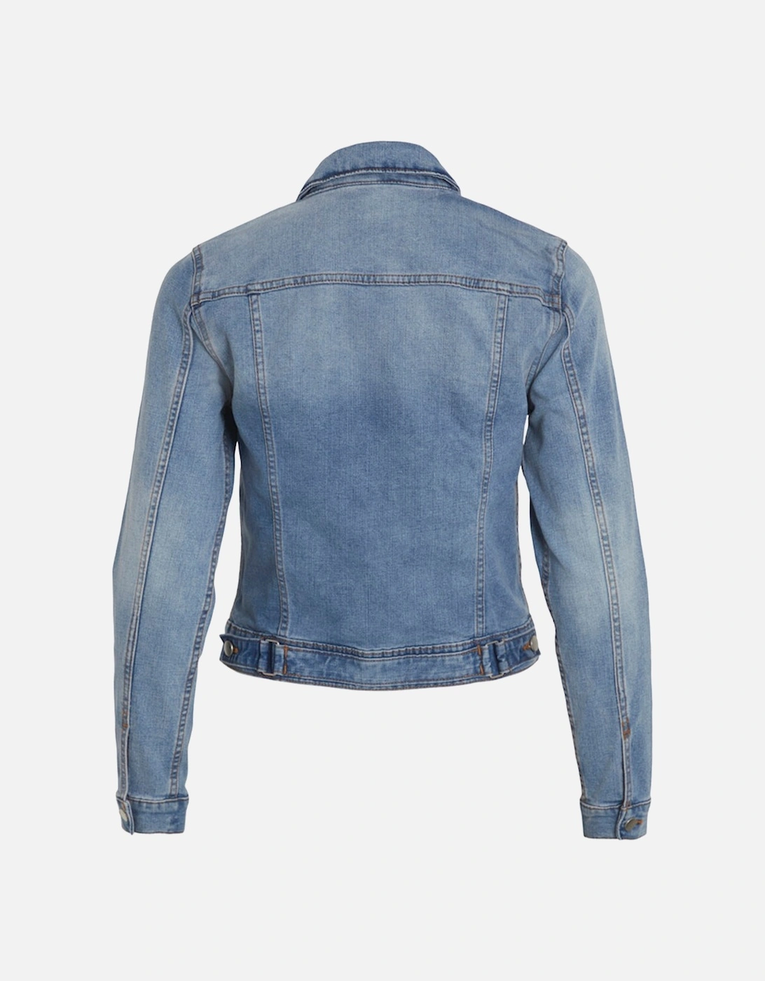 Show New Long Sleeve Denim Jacket Light Blue Denim