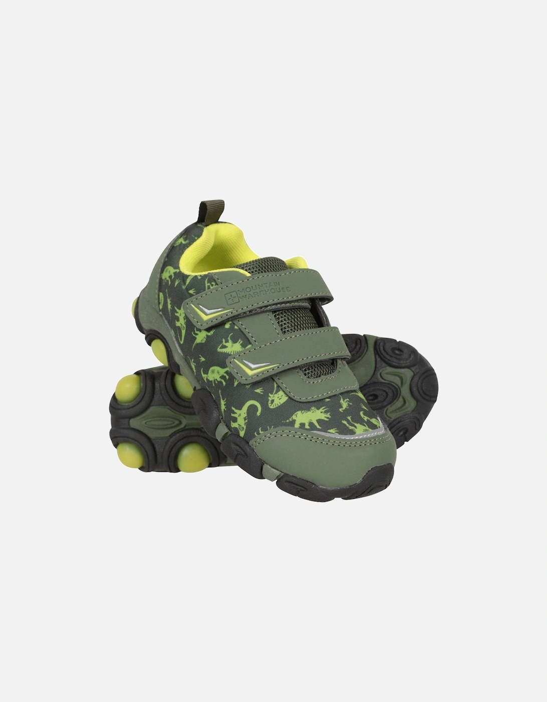 Childrens/Kids Zap Turtle Light Up Trainers, 2 of 1