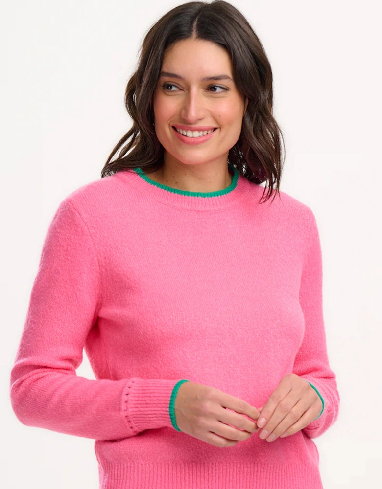 Helena Jumper Pink Contrast