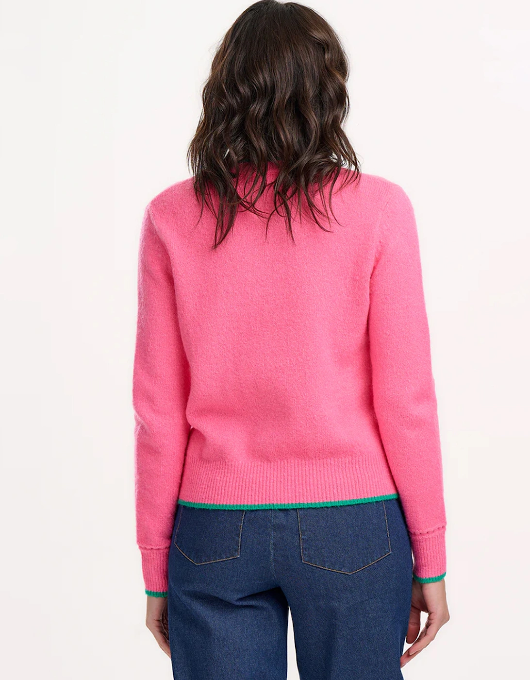 Helena Jumper Pink Contrast