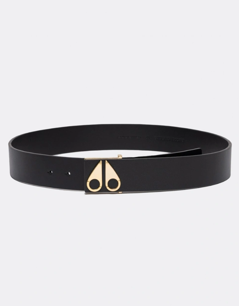 Mens Gold Logo Icon Belt