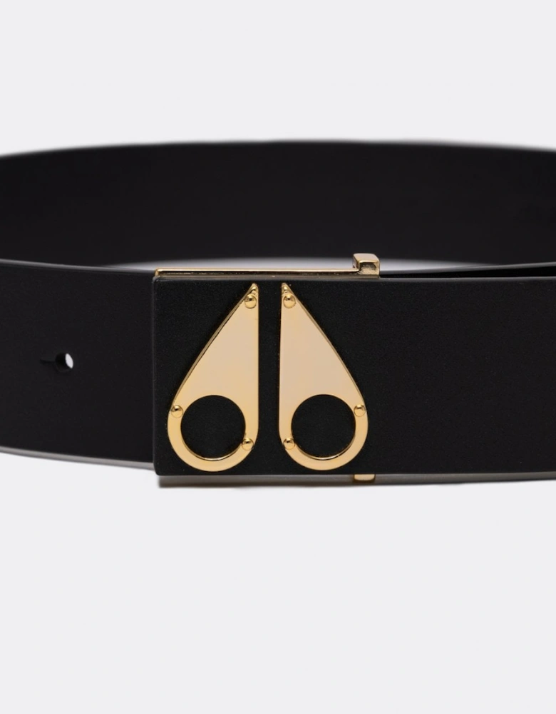 Mens Gold Logo Icon Belt