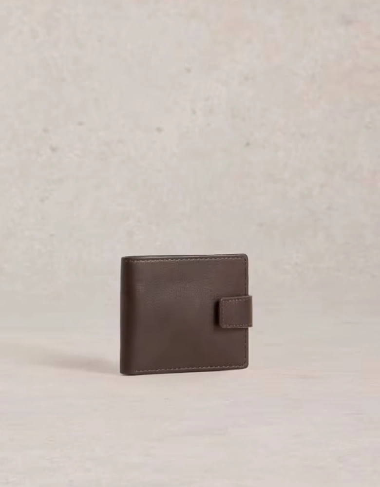 Rufus Leather Wallet Dark Brown