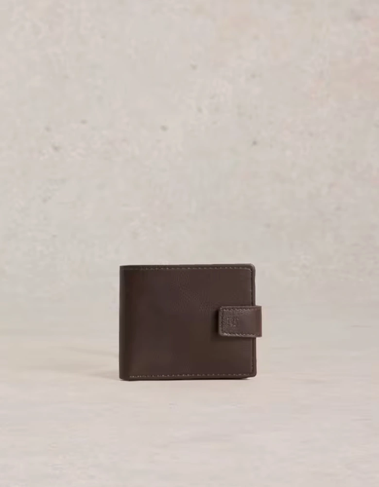 Rufus Leather Wallet Dark Brown