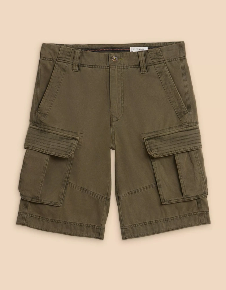 Men's Halsall Cargo Shorts Khaki Green