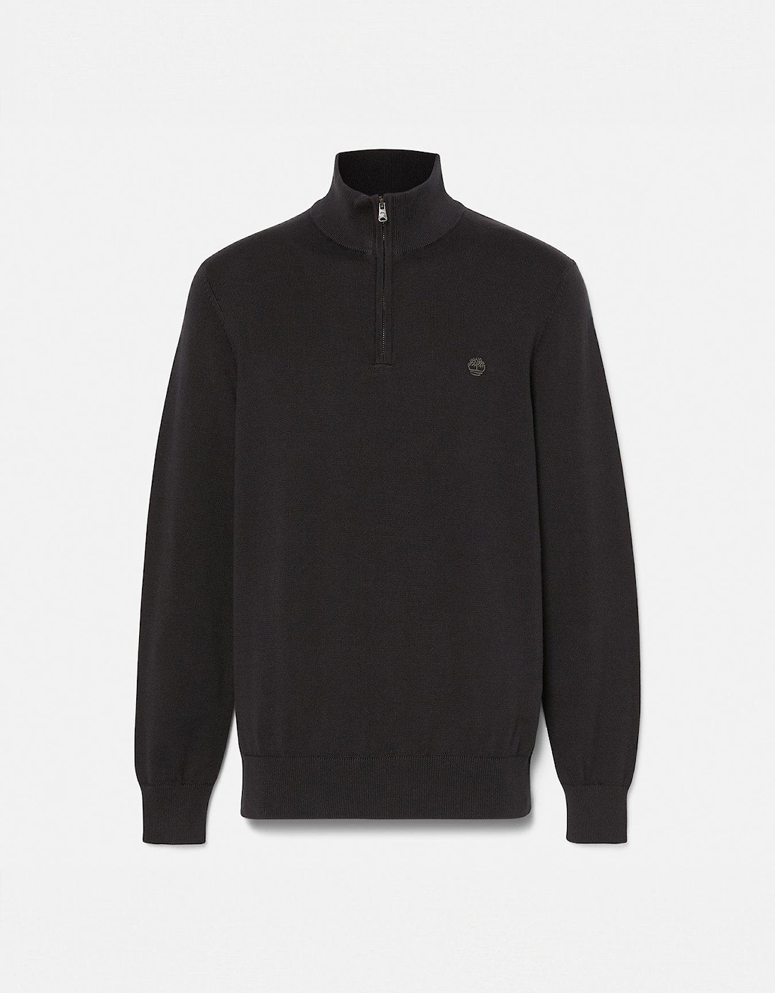 Williams River Knitted Jumper 1/4 Zip - Navy