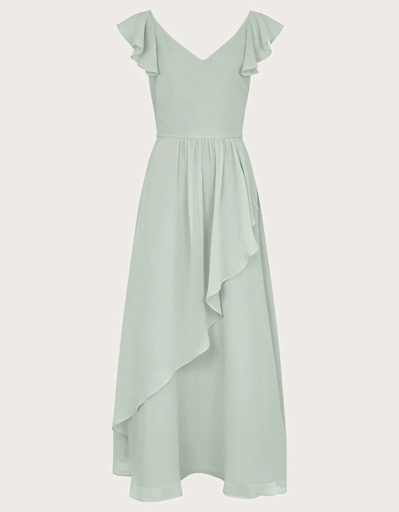 Girls Indie Tie Back Prom Dress - Sage